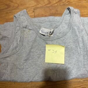 Basic Editions Light Gray Kids Tank Top